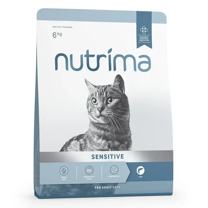 Ta chansen | Nutrima Cat Adult Sensitive Fish Torrfoder till Katt