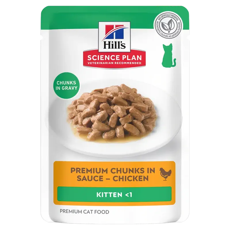 Missa inte - Hill’s Science Plan Kitten Chicken 12×85 g