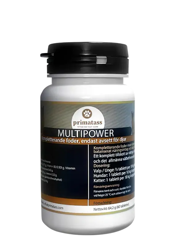 Väl omtyckt | Primatass Multipower 60 tabletter