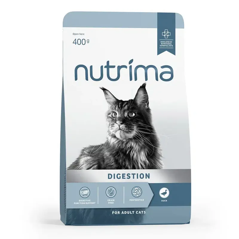 Nutrima Cat Adult Digestion Duck Torrfoder till Katt | Deal