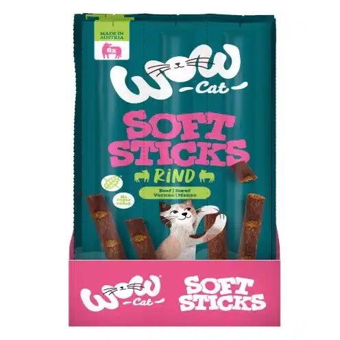 Köp nu | Soft Sticks Beef Kattgodis – 6 x 5 g