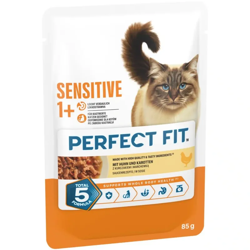 Fabrikspris | Perfect Fit Sensitive 1+ – Kyckling (12 x 85 g)
