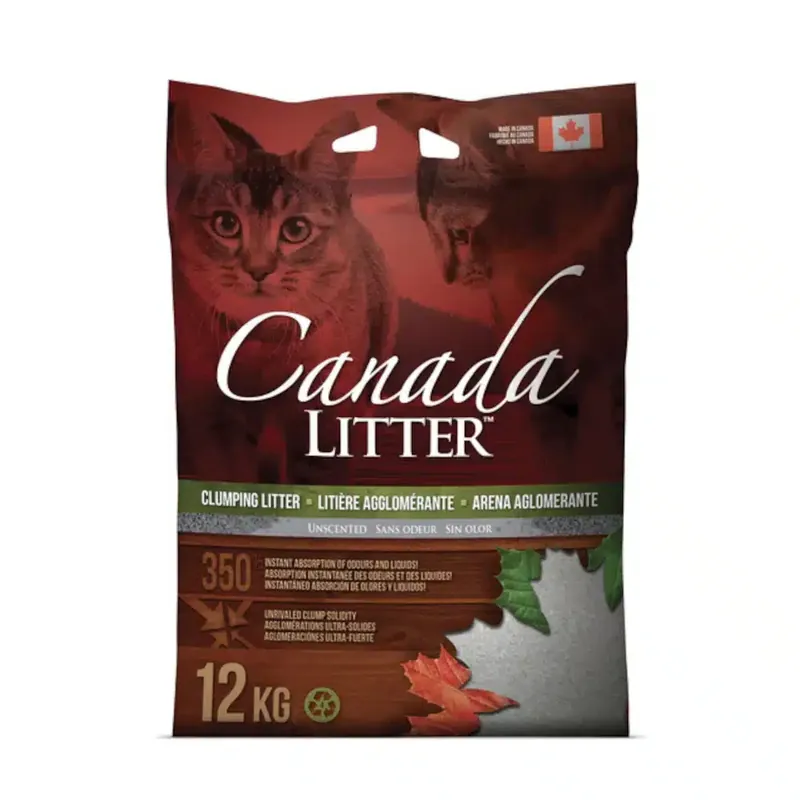 Canada Litter Unscented – Ekonomipack 2 x 12 kg - Köp nu