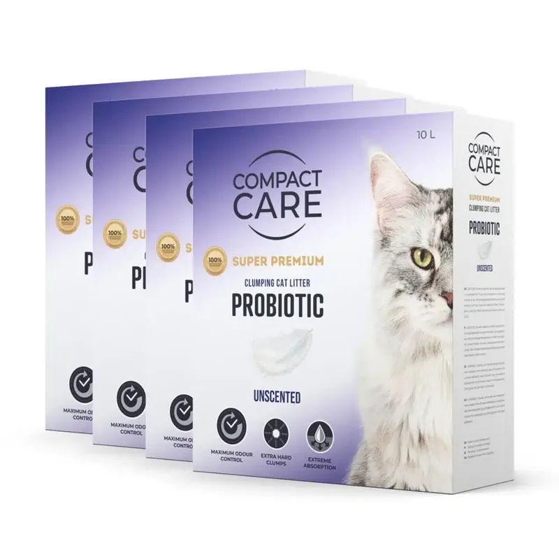 Beställ online - Compact Care Probiotic Unscented 4 x 10 l