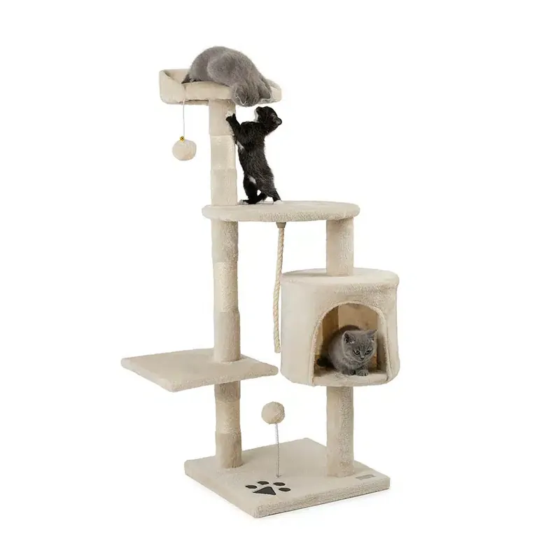 Fabrikspris | Lionto klösträd, 112 cm – beige