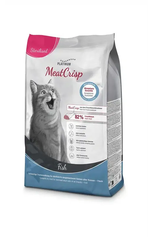 Cat MeatCrisp Sterilised Fish torrfoder – 1,5 kg - Beställ direkt