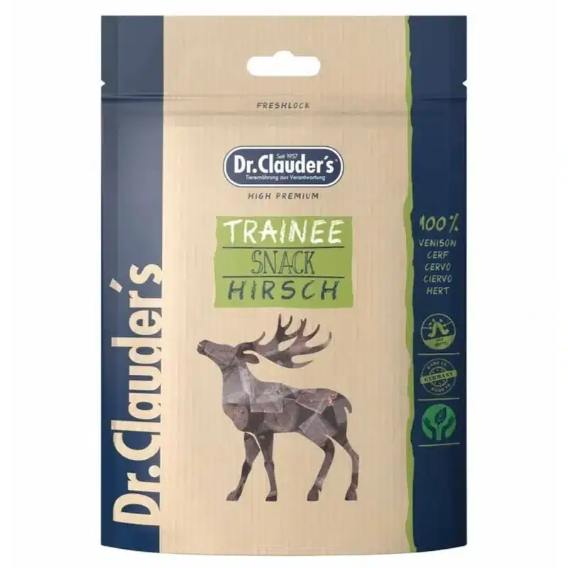 Dr Clauders Trainee Snack Medium Venison 80 g - Rabatt