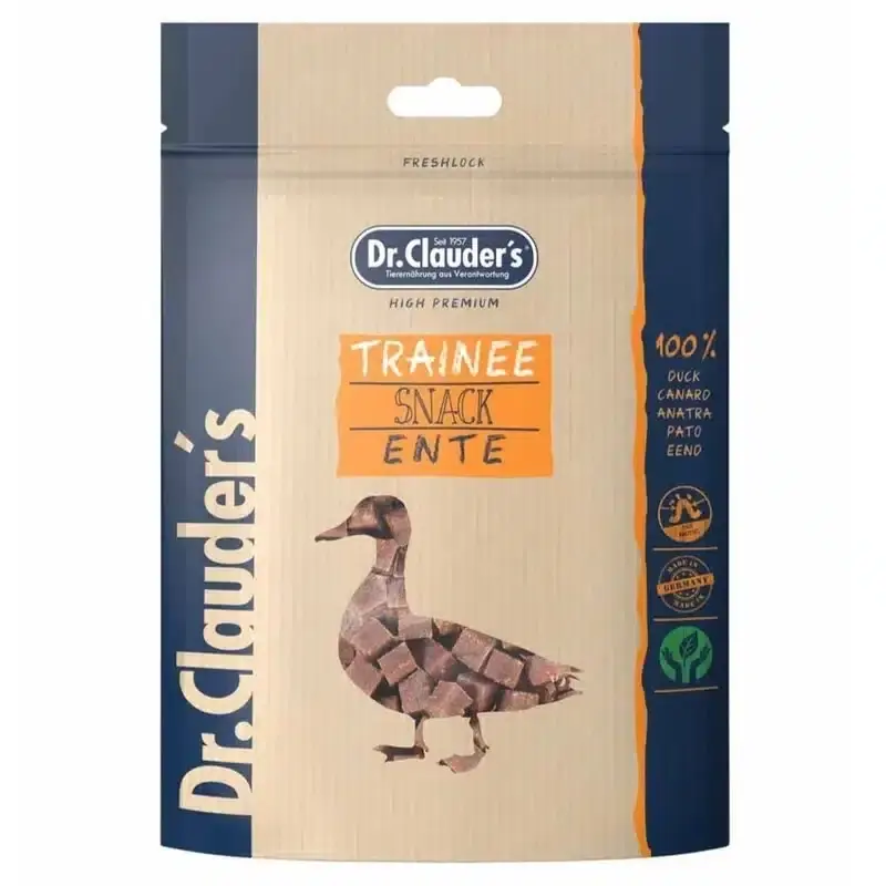 Dr Clauders Trainee Snack Medium Duck 80 g - Nytt lägre pris