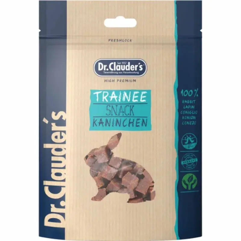 Storsäljare - Dr Clauders Trainee Snack Medium Rabbit 80 g