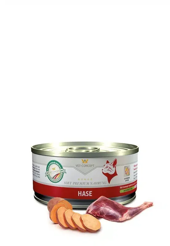 Expressfrakt - Vet Concept Kattmeny Hare 6 x 200 g