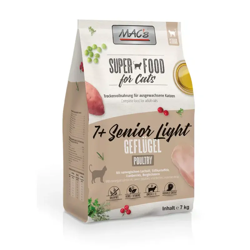 Smidig beställning - MAC’s Cat 7+ Senior/Light – 7 kg