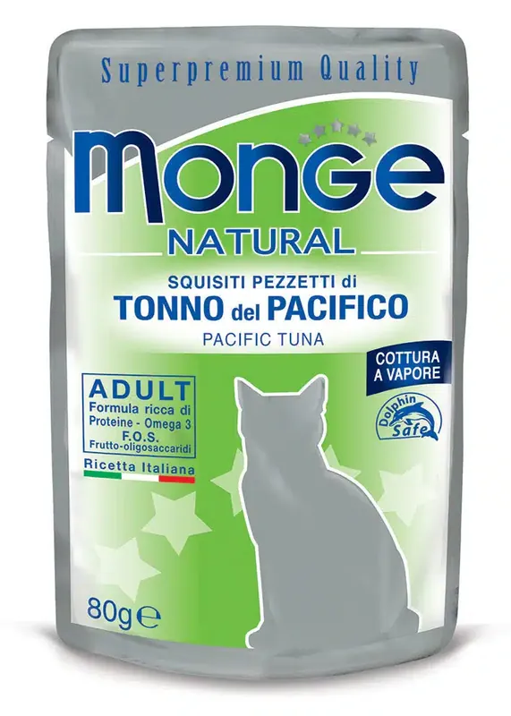 Monge Natural Tonfisk 80 g för katter | Outlet