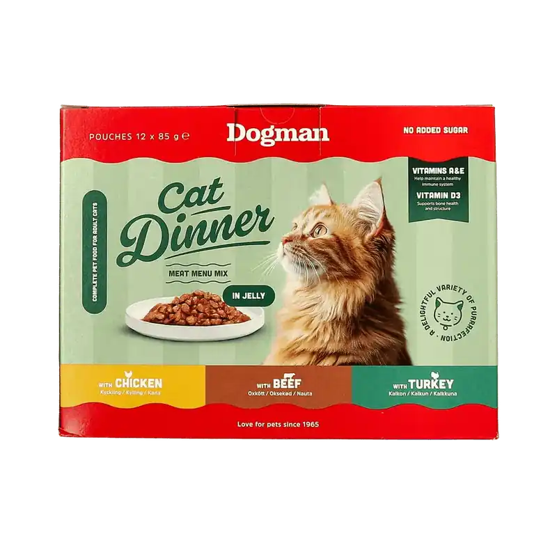 Cat Dinner In Jelly Våtfoder För Katt 12x85g | Snabb frakt