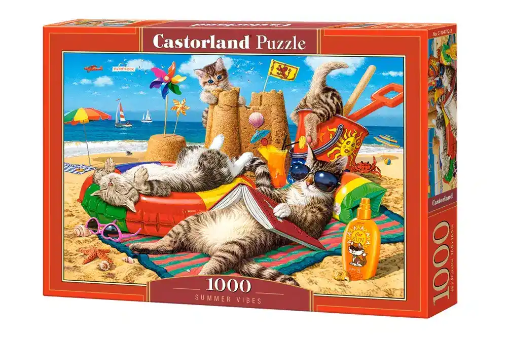 Rea - Summer Cats, Pussel 1000 bitar