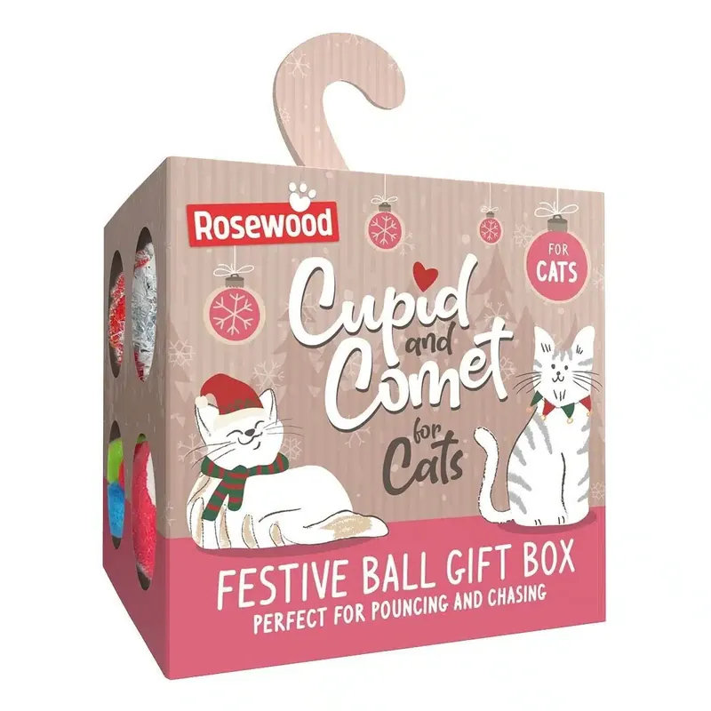 Enkel retur - Rosewood Presentask med Kattbollar