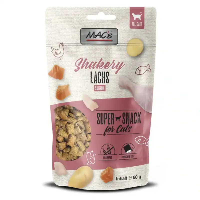 MAC’s Cat Shakery Snack – Lax (60 g) - Bra pris