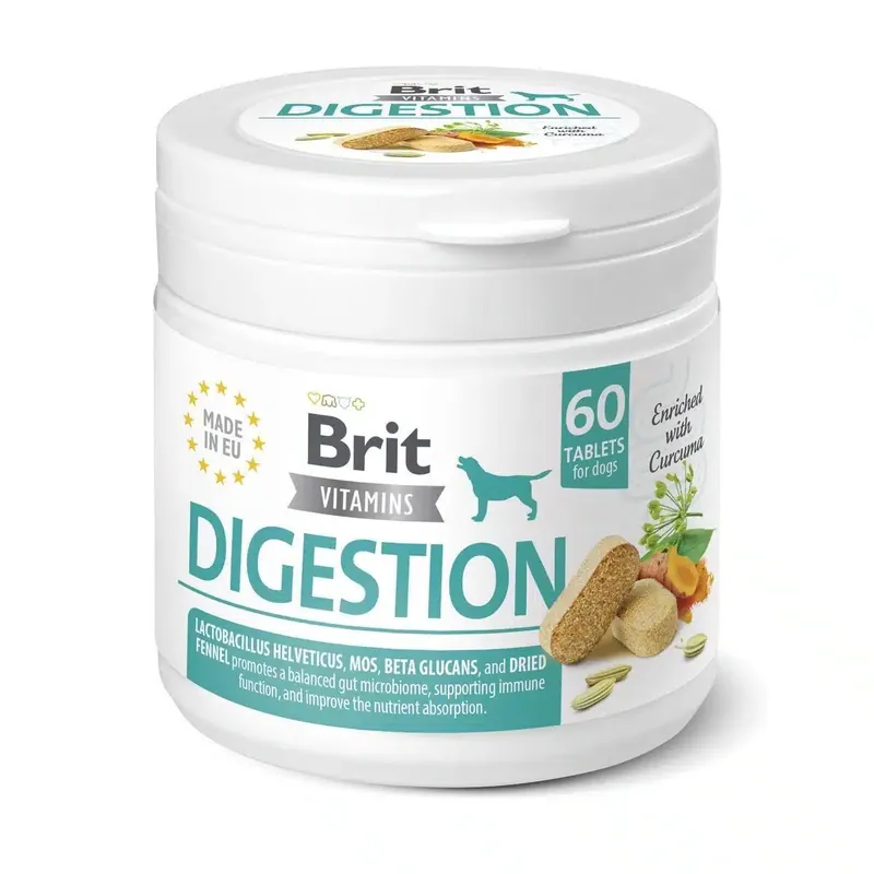 Tillverkarpris - Brit Vitamins Digestion 60 tabletter