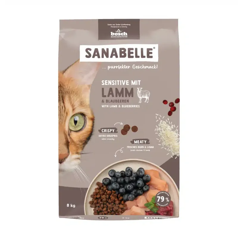 Sanabelle Sensitive med lamm & blåbär – 8kg | Endast denna vecka