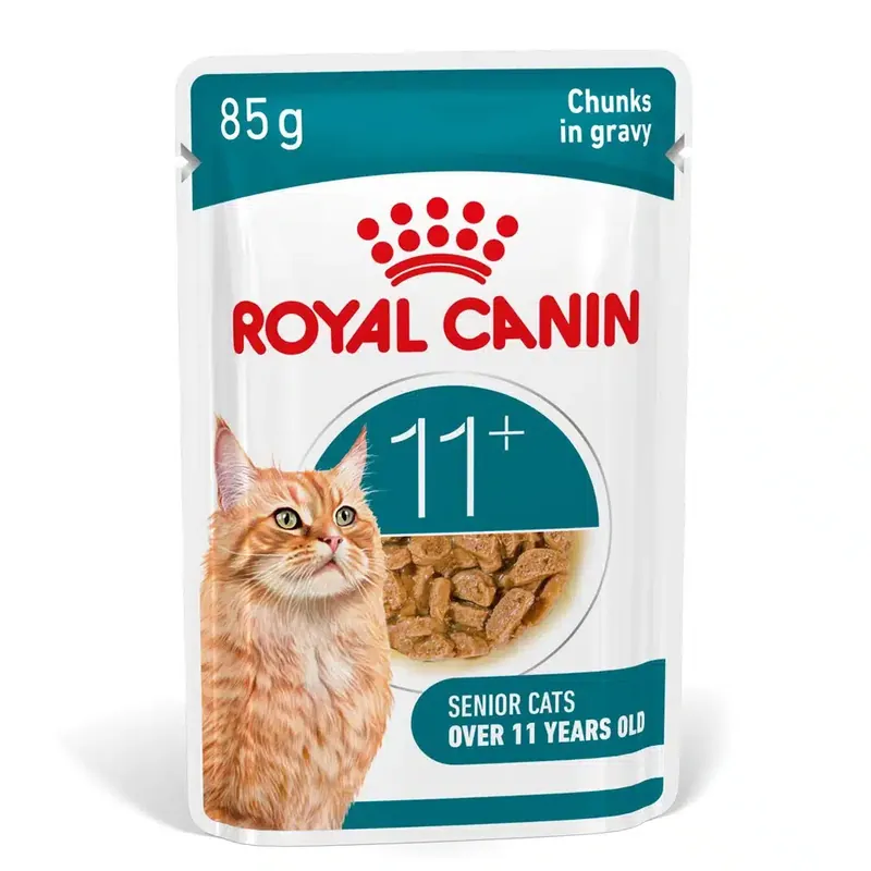 Handla nu | Royal Canin Ageing 11+ bitar i sås våtfoder för katt 12×85 g