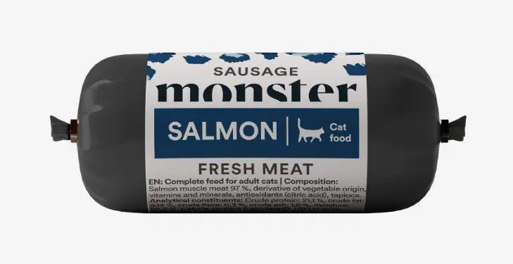 Cat Sausage Salmon Kattfoder – 80 g | Nytt lägre pris