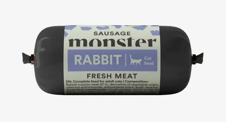 Specialerbjudande - Cat Sausage Rabbit Kattfoder – 80 g