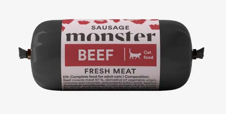 Lägg i varukorg - Cat Sausage Beef Kattfoder – 80 g