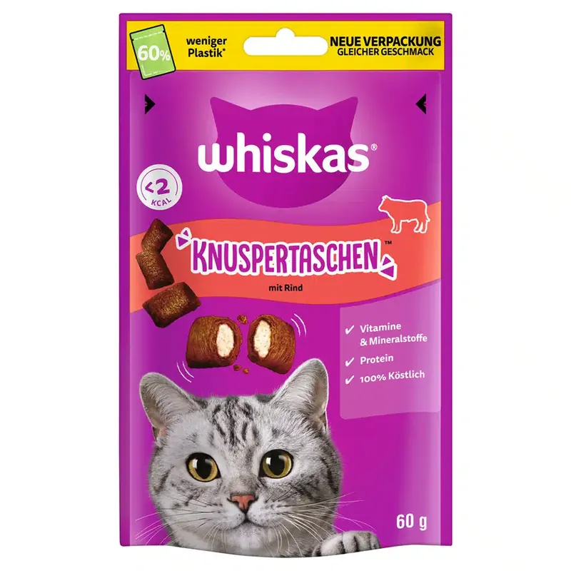 Precis inkommet | Whiskas Temptations – Nötkött 60 g