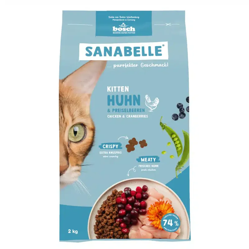 Superpris | Sanabelle Kitten med kyckling – 2 kg