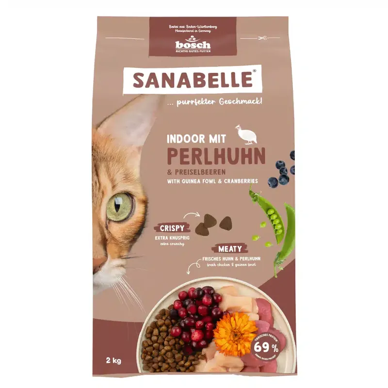 Extra rabatt | Sanabelle Indoor med pärlhöns – 2 kg