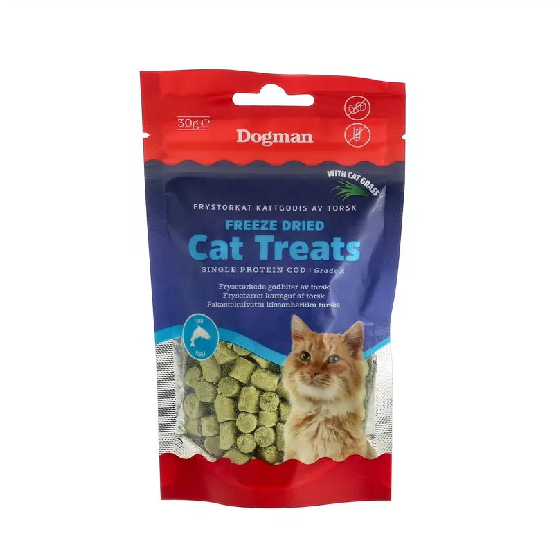 Skaffa nu - Freeze Dried Cod Kattgodis 30g