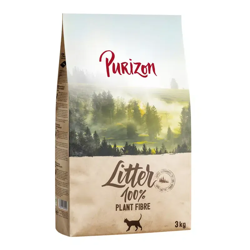 Premiumkvalitet - Purizon växtbaserat kattströ – 8 liter