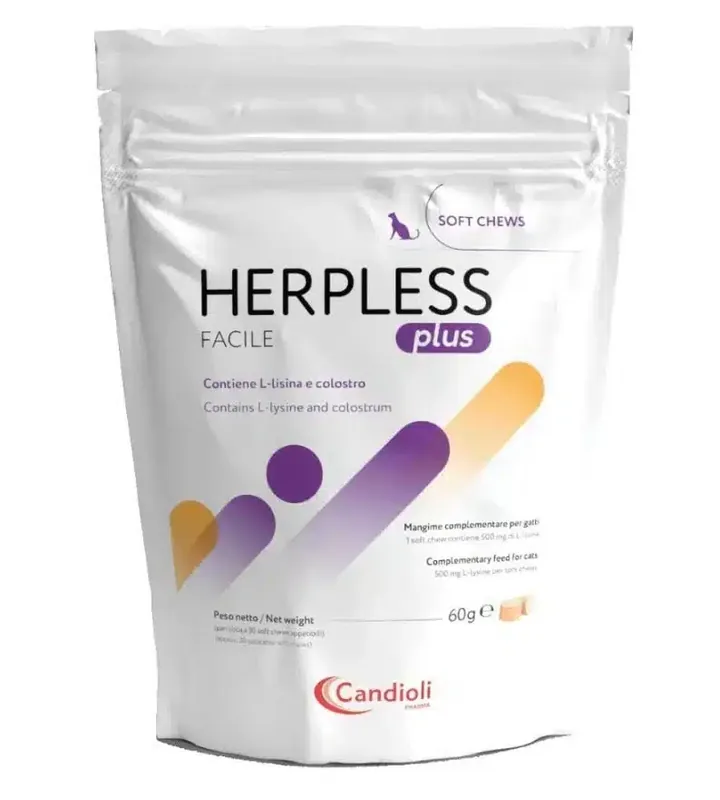 Herpless Plus Facile för katter 60 g | Kampanj