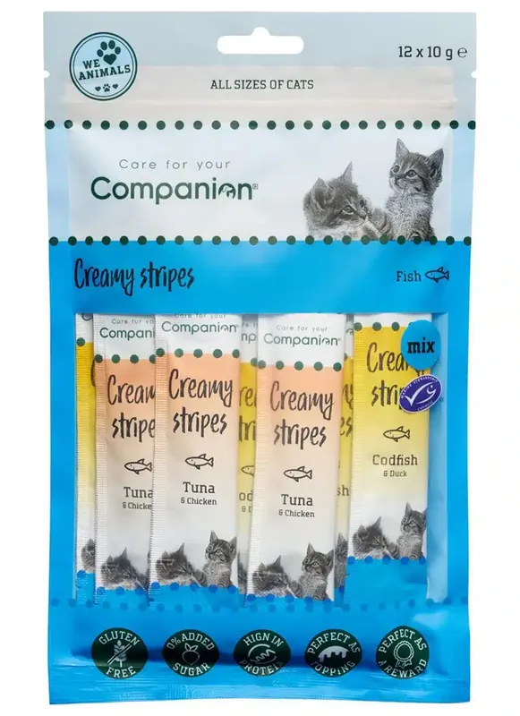 Populär | Kattgodis Creamy flytande snacksmix 12st