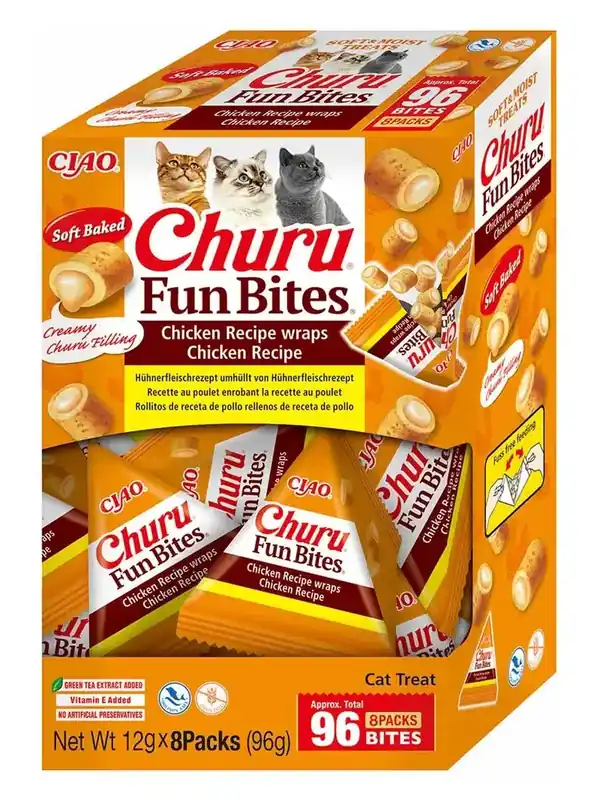 Endast idag - Churu Fun Bites Chicken 8st