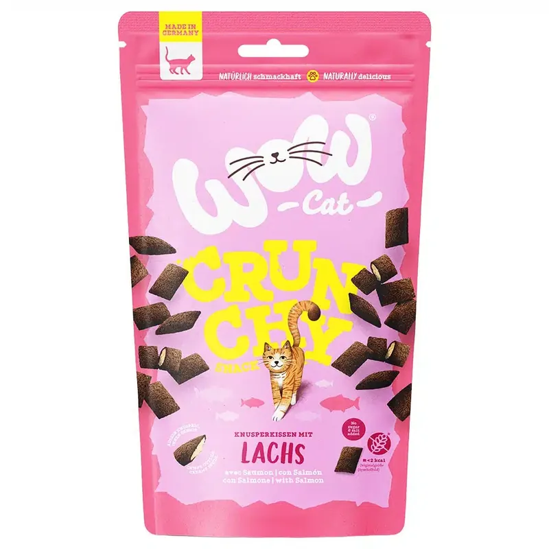 Skynda dig | WOW Cat Crunchy Snack – Lax