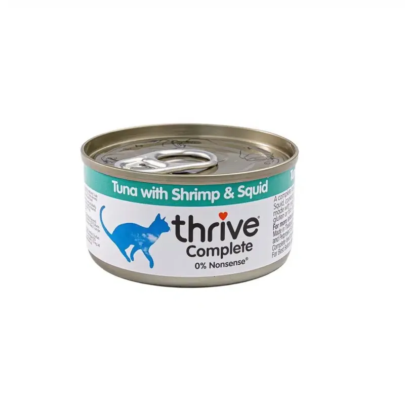 Säker betalning | Thrive Tonfisk, Räkor & Bläckfisk 75 g