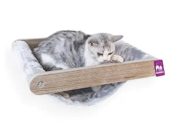 Katthylla hängmatta Lazy Grey - Lågt pris