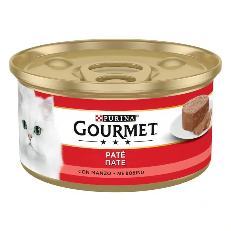 Nytt lägre pris | Gourmet våtfoder 24 x 195 g – Nötkött