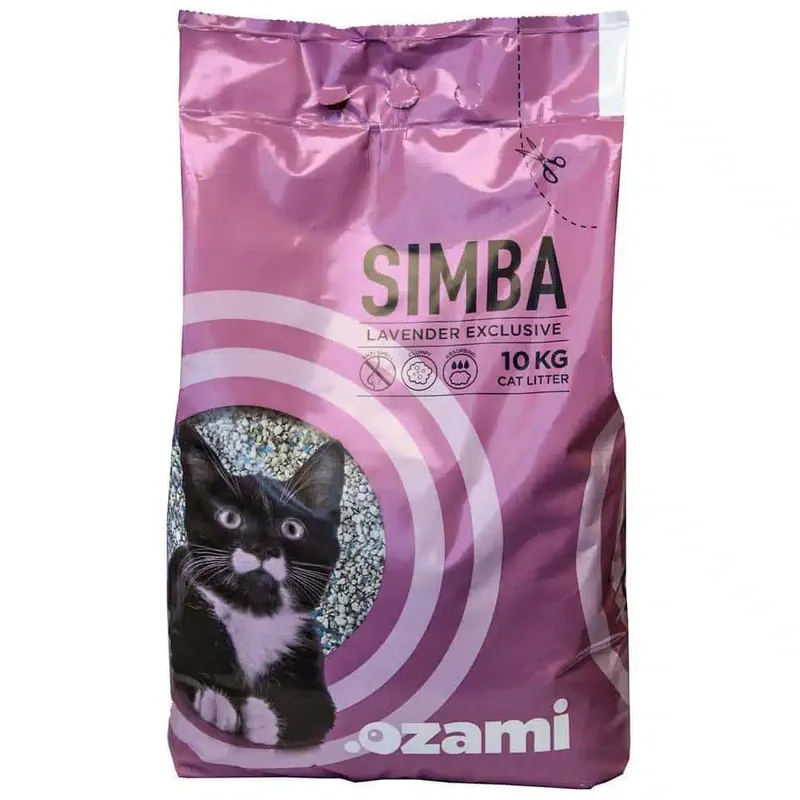 Kattsand Simba Lavendel Exclusive 10kg - Endast denna vecka