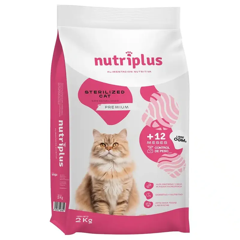 Nutriplus Cat Adult Sterilized – 2 kg | Efterfrågad
