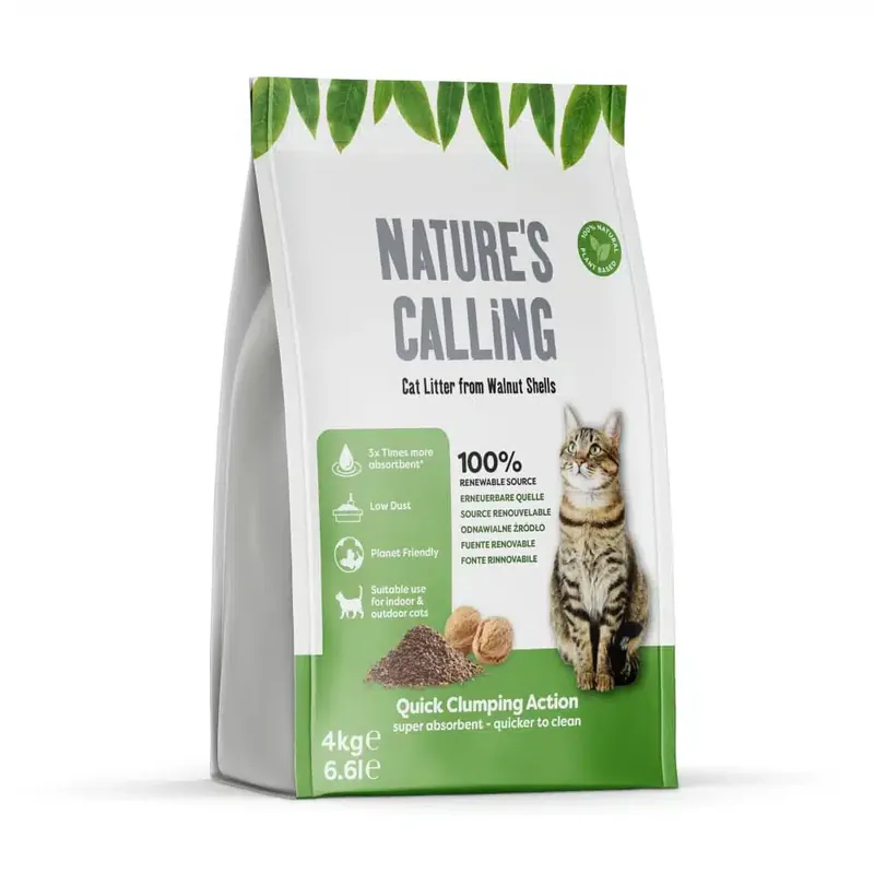 Nature’s Calling kattströ – 4 kg - Fynd