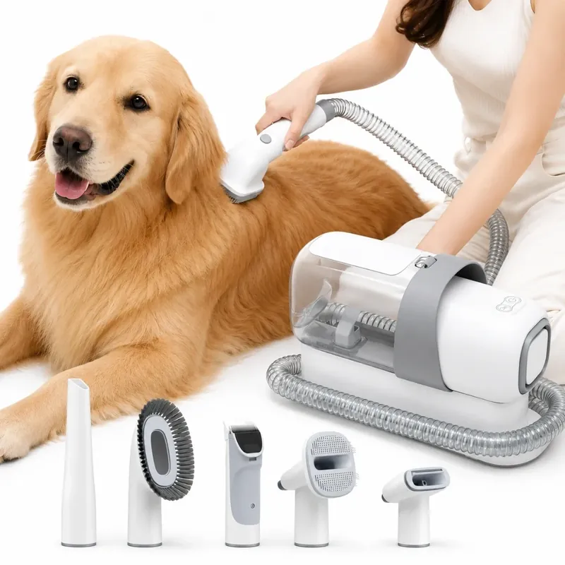 Grooming Trimmer med Dammsugare - Professionell kvalitet
