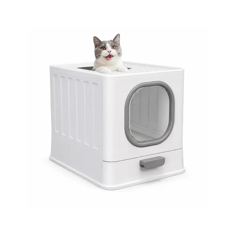 Detixy kattlåda med tak - I lager