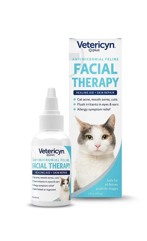 Vetericyn+ Antimikrobiell Ansiktsbehandling för Katt - 55 ml - Fyndpris