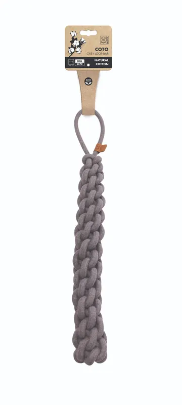Hundleksak Loop Bar Grey - 67 cm - Deal