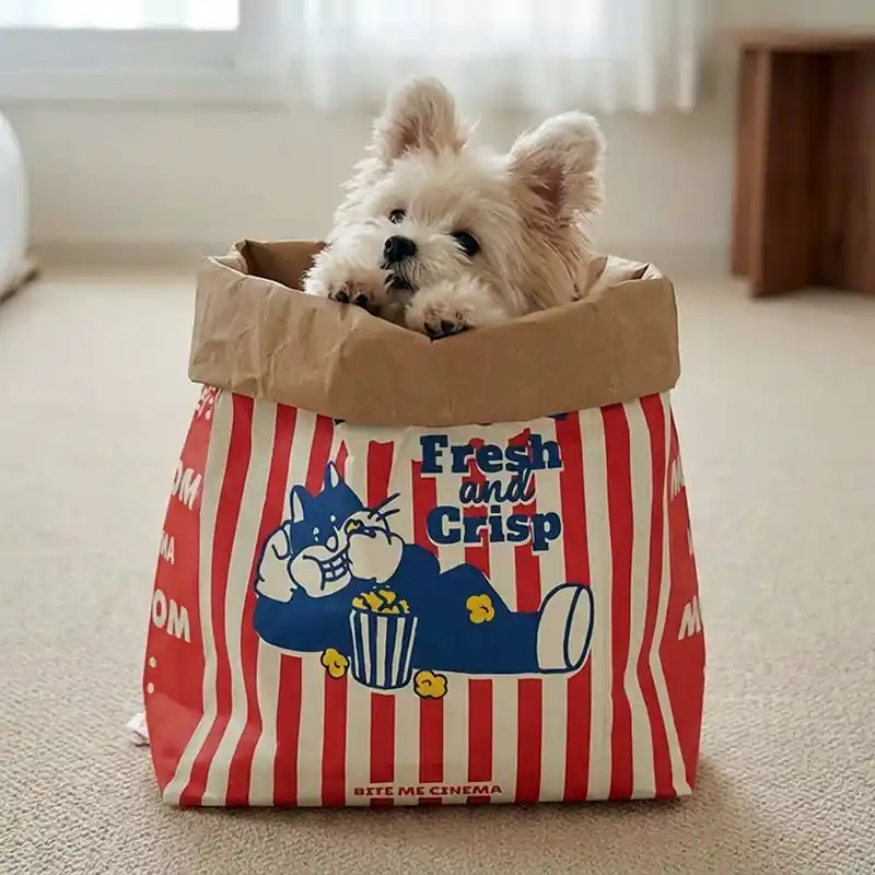 Hundleksak i kraftpappers-popcornpåse - Topprodukt