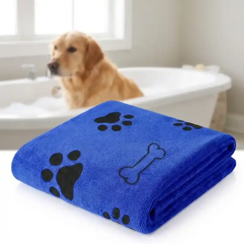 Fabrikspris | Söt snabbtorkande mikrofiberhundhandduk