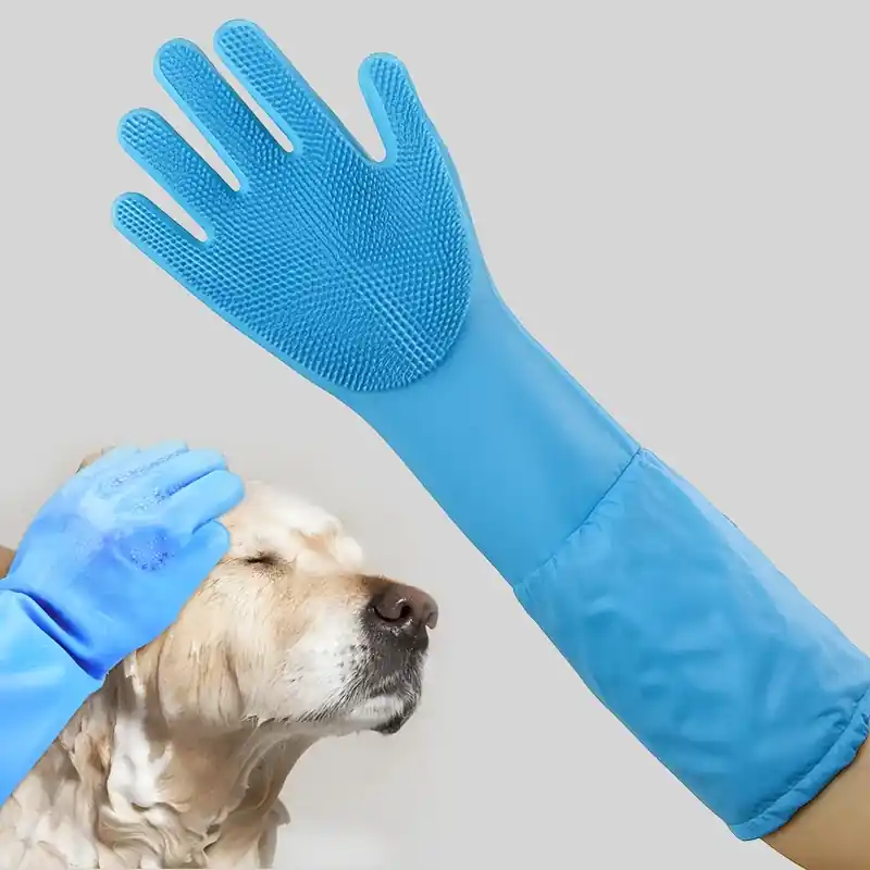 Silikon Hundbadhandskar Pälsvårdsvantar - Utförsäljning