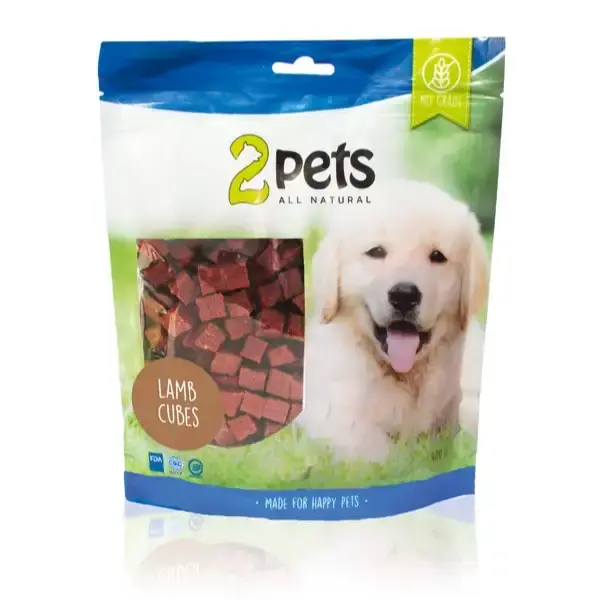 Säker betalning - 2pets Dogsnack Lamb Cubes