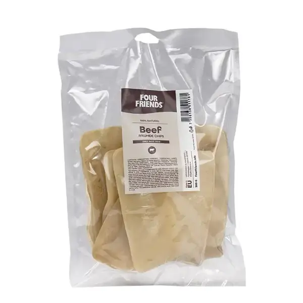 FF Beef rawhide chips 200 g - Nedsatt pris